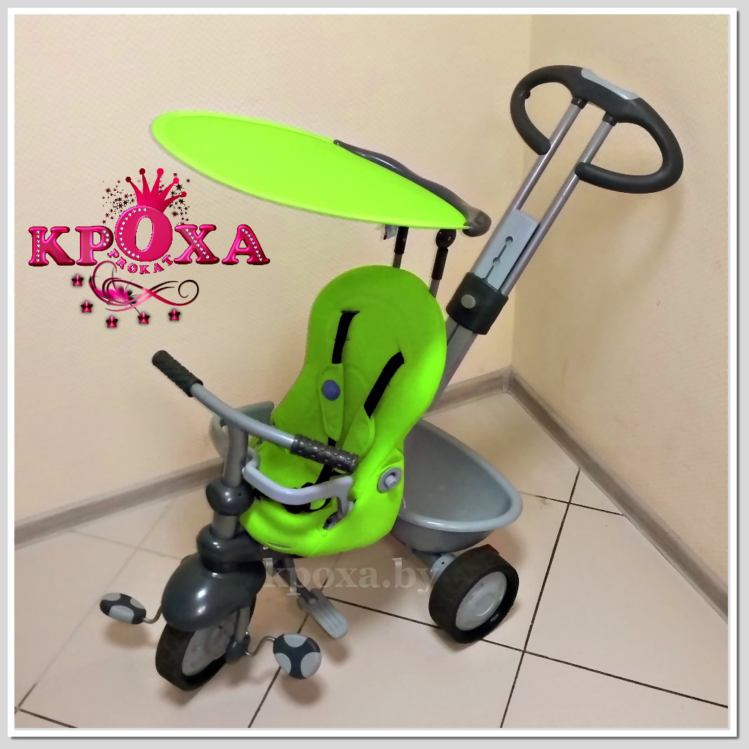 Велосипед Stroller 4 в 1 зеленый Smart Trike напрокат / Велосипеды ...